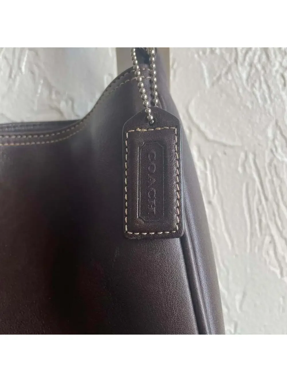 Coach 2002 Brown Clip Hobo Shoulder Bag #7751